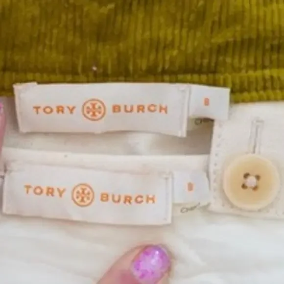 Tory Burch Cadyn Barn Jacket Natural Canvas Tone Toggle Button Womens Size 8 - Picture 10 of 10